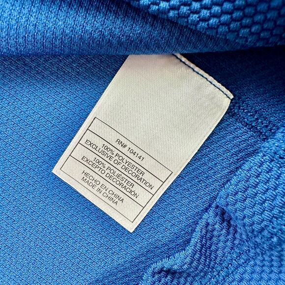 Nike ACG Men's Large Blue & Gray Dri-Fit Pullover Quarter Zip Sweatshirt Outdoor - Picture 4 of 7